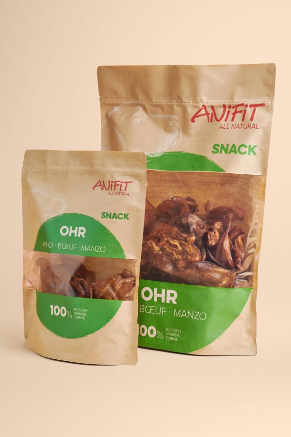 Snack pour chiens oreilles de bœuf